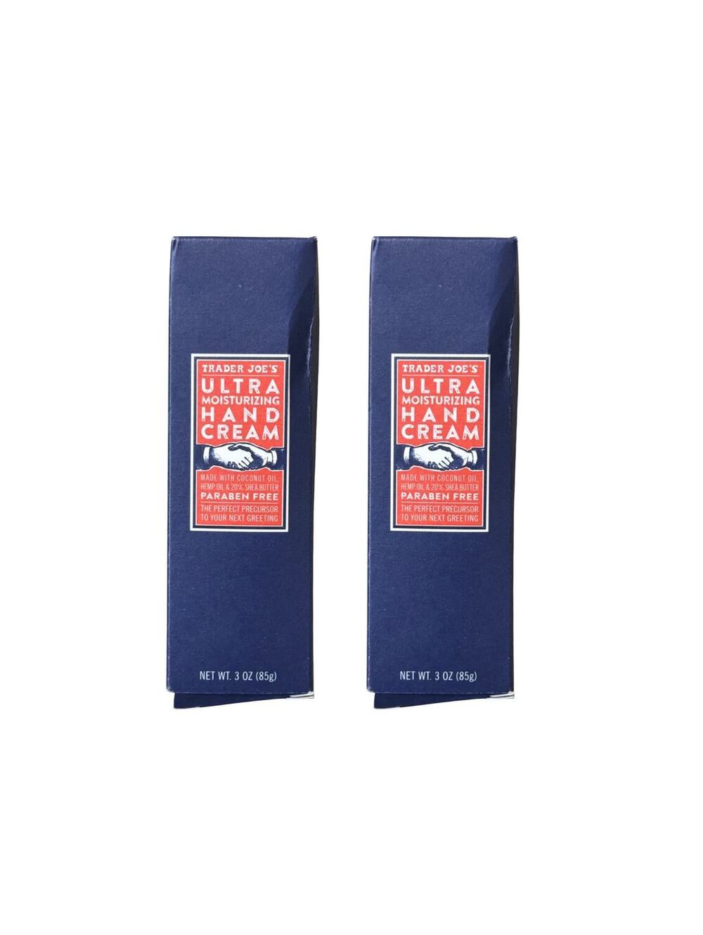 Trader Joe's Ultra Moisturizing Hand Cream Coconut Hemp Shea Butter 3 oz 2 Pack